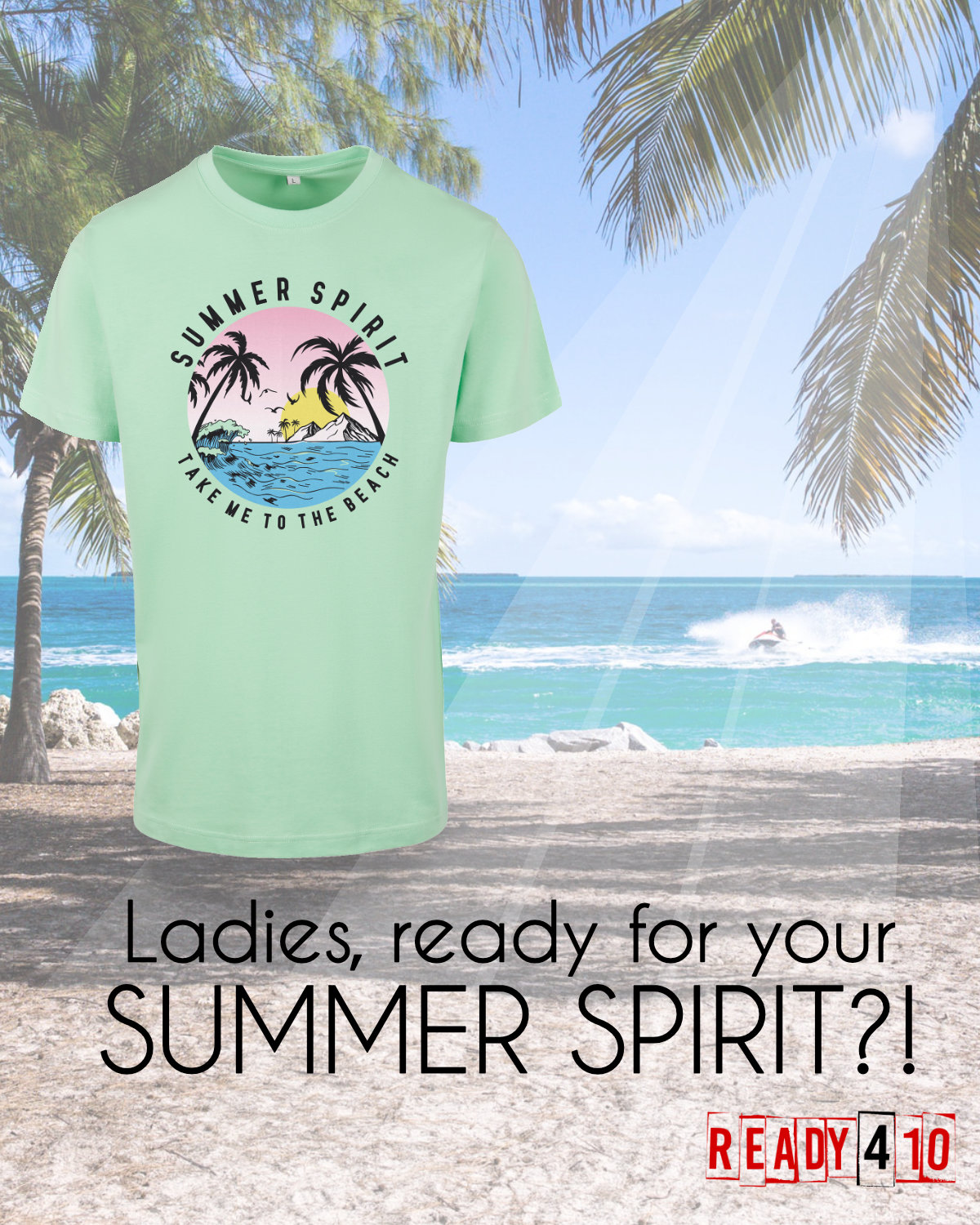 Summer Shirt Spirit Mister Ladies Tee