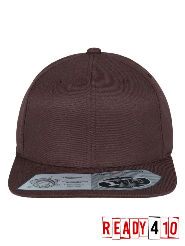 Flexfit 110 Fitted Snapback – Maroon - Front