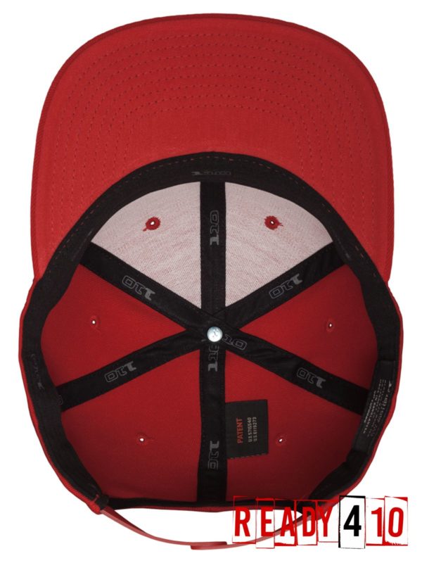 Flexfit 110 Fitted Snapback – Red - Inside