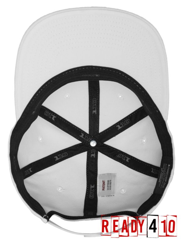Flexfit 110 Fitted Snapback – White - Inside