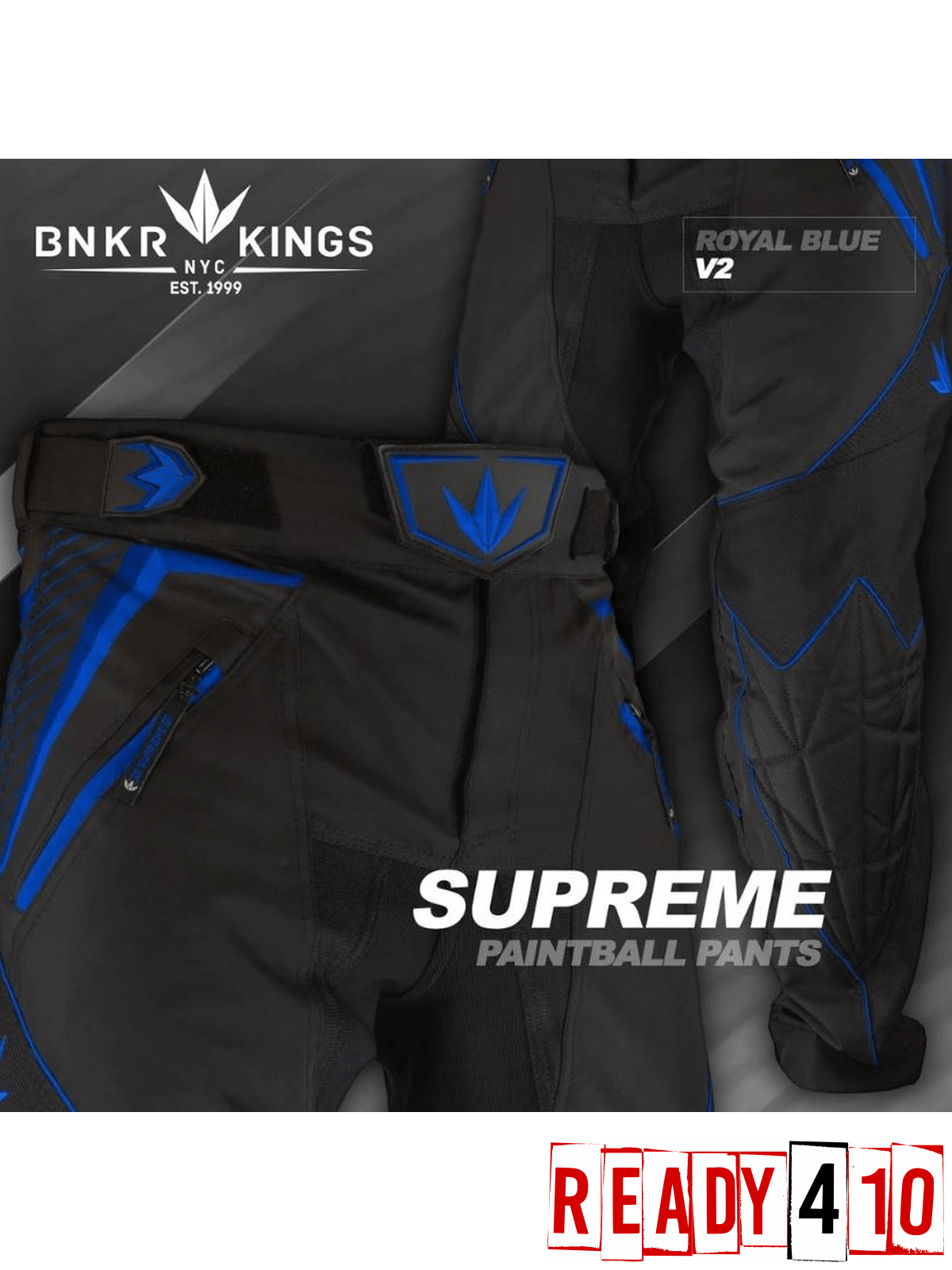 Bunkerkings V2 Supreme Pants - Royal Blue - ready410.com