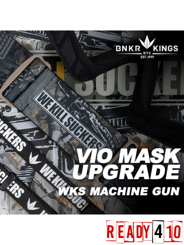 Bunkerkings VIO Mask Upgrade - WKS Machine Gun - Lifestyle