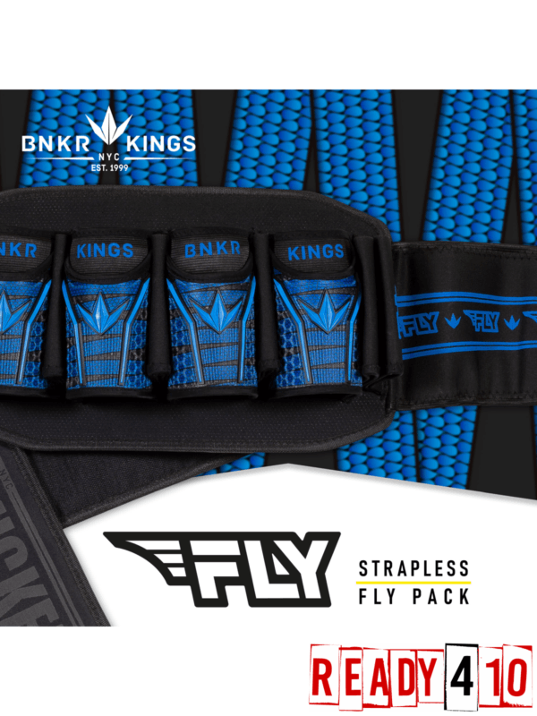 Bunkerkings Fly Pack - 4+7 Blue Laces - Lifestyle