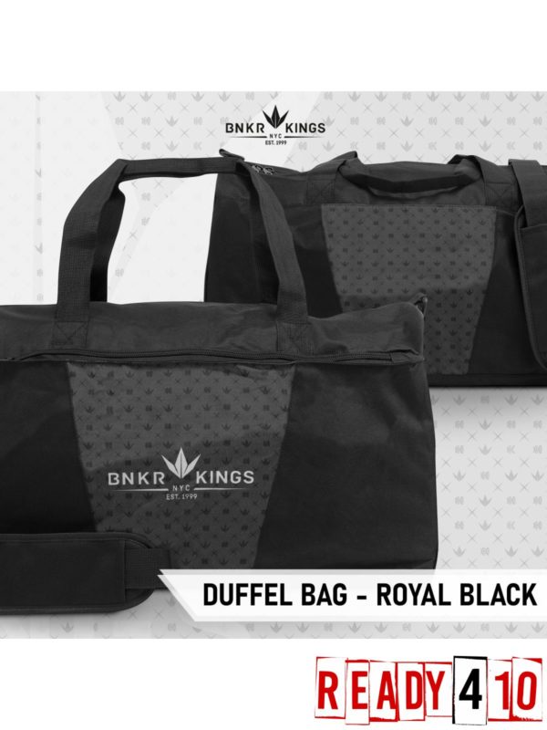 Bunkerkings Duffel Bag - Royal Black - Lifestyle