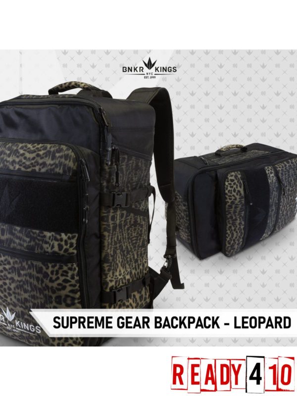 Bunkerkings Supreme Gear Backpack - Leopard - Lifestyle