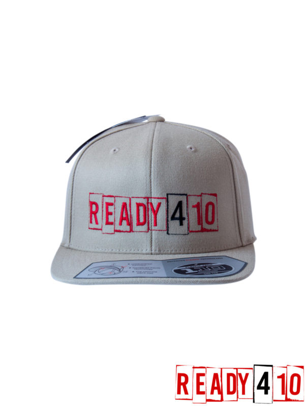 Ready410 Cap Khaki - Front