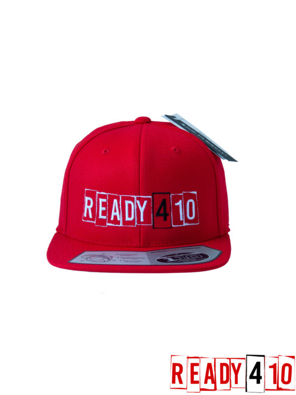Ready410 Cap Red - Front