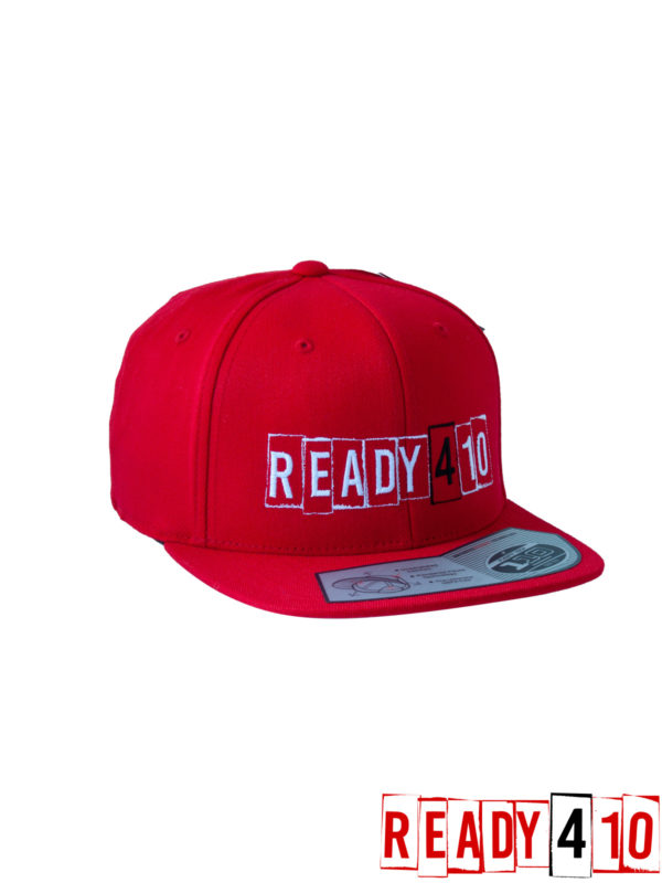 Ready410 Cap Red - Front Side