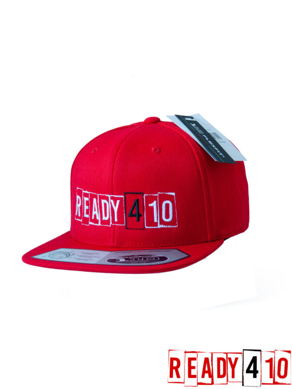 Ready410 Cap Red - Front Side 2