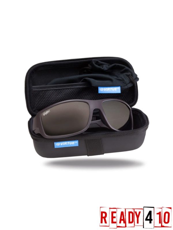 Virtue V-Guard Sunglasses - Black Mirror - Case