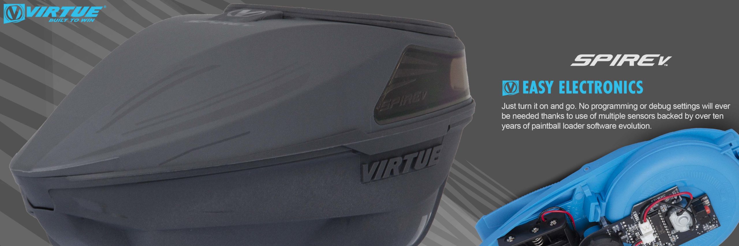 Virtue - Spire V - 3up - Stealth-Grey