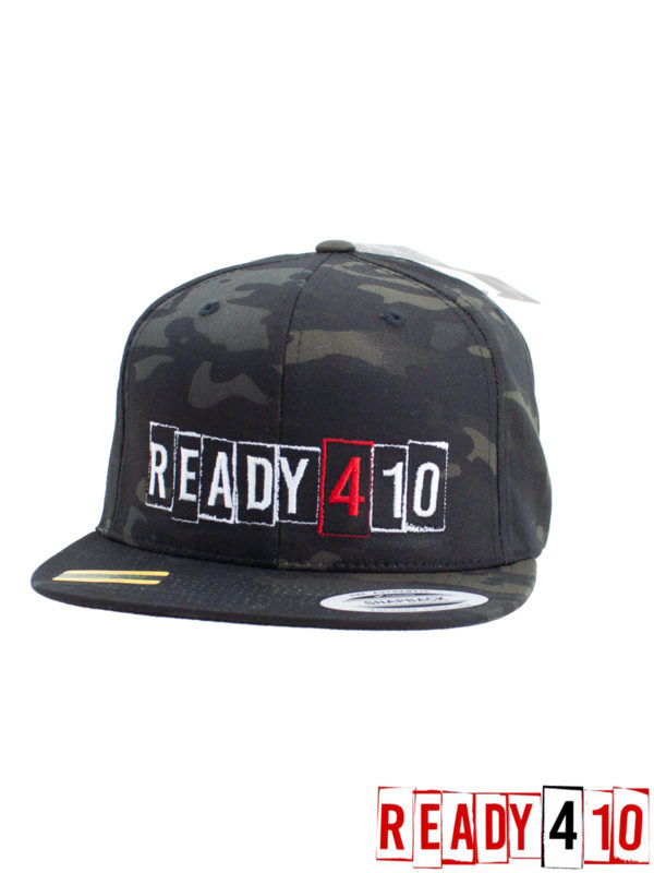 ready410 - Logo Cap - Black Camo