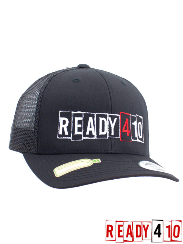 ready410 - Logo Cap - Grey Trucker