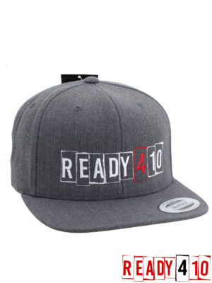 ready410 - Logo Cap - Classic Sanpback Dark Grey