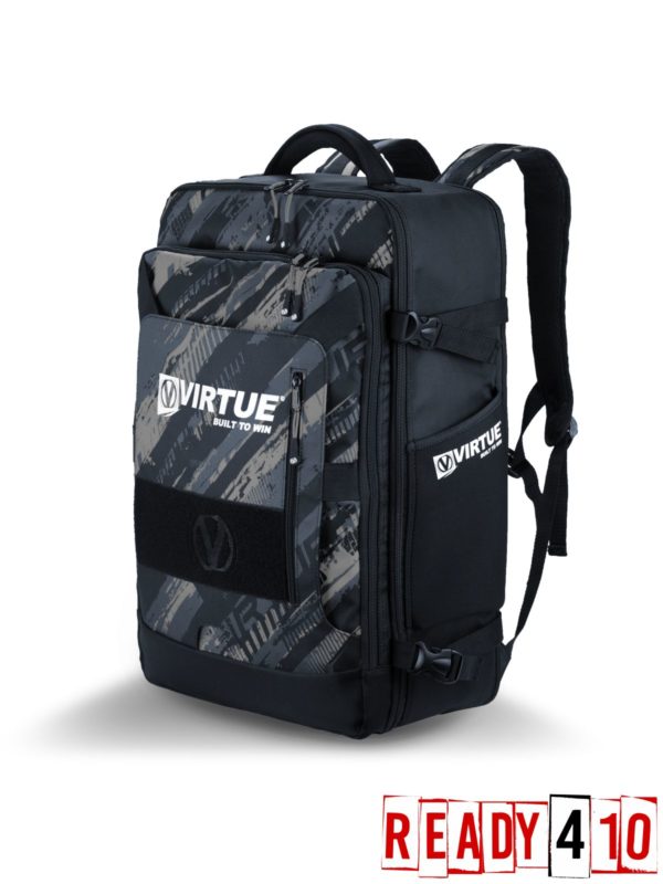 Virtue - Gambler Gear Back Pack - compact Graphic Black