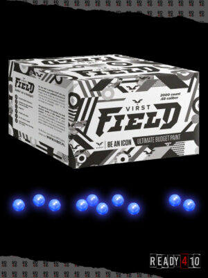 Virst "Field" Paintballs, 2.000er Kiste Blue/Blue Fill Sonderposten