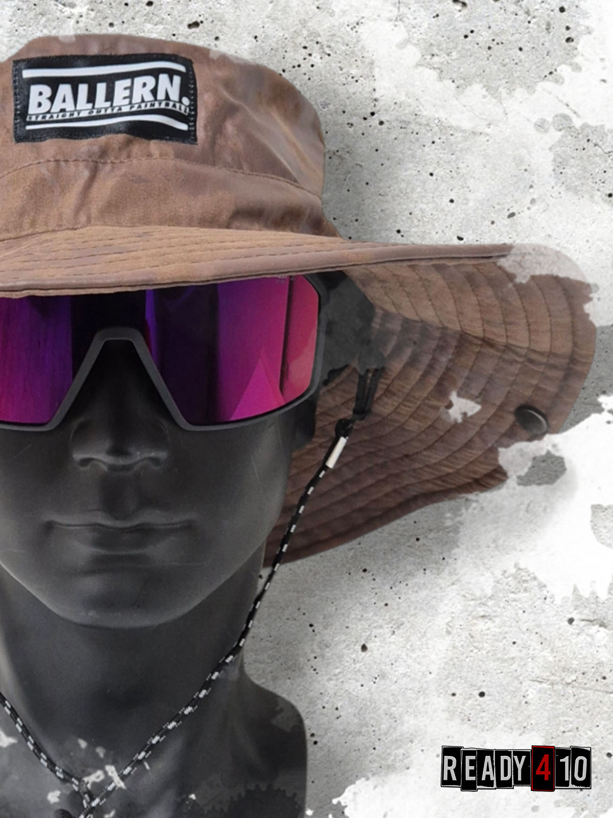 Ballern. Logo Boonie Hat - Brown