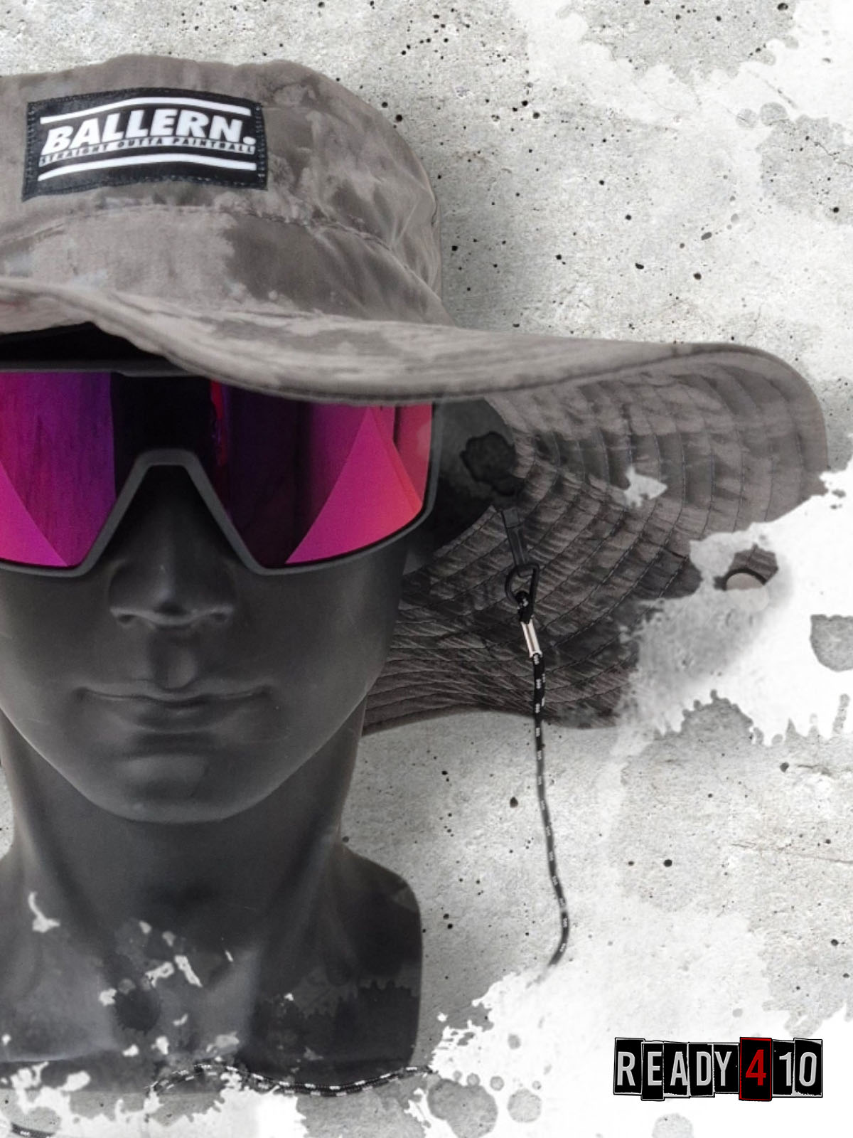 Ballern. Logo Boonie Hat - Dark Grey