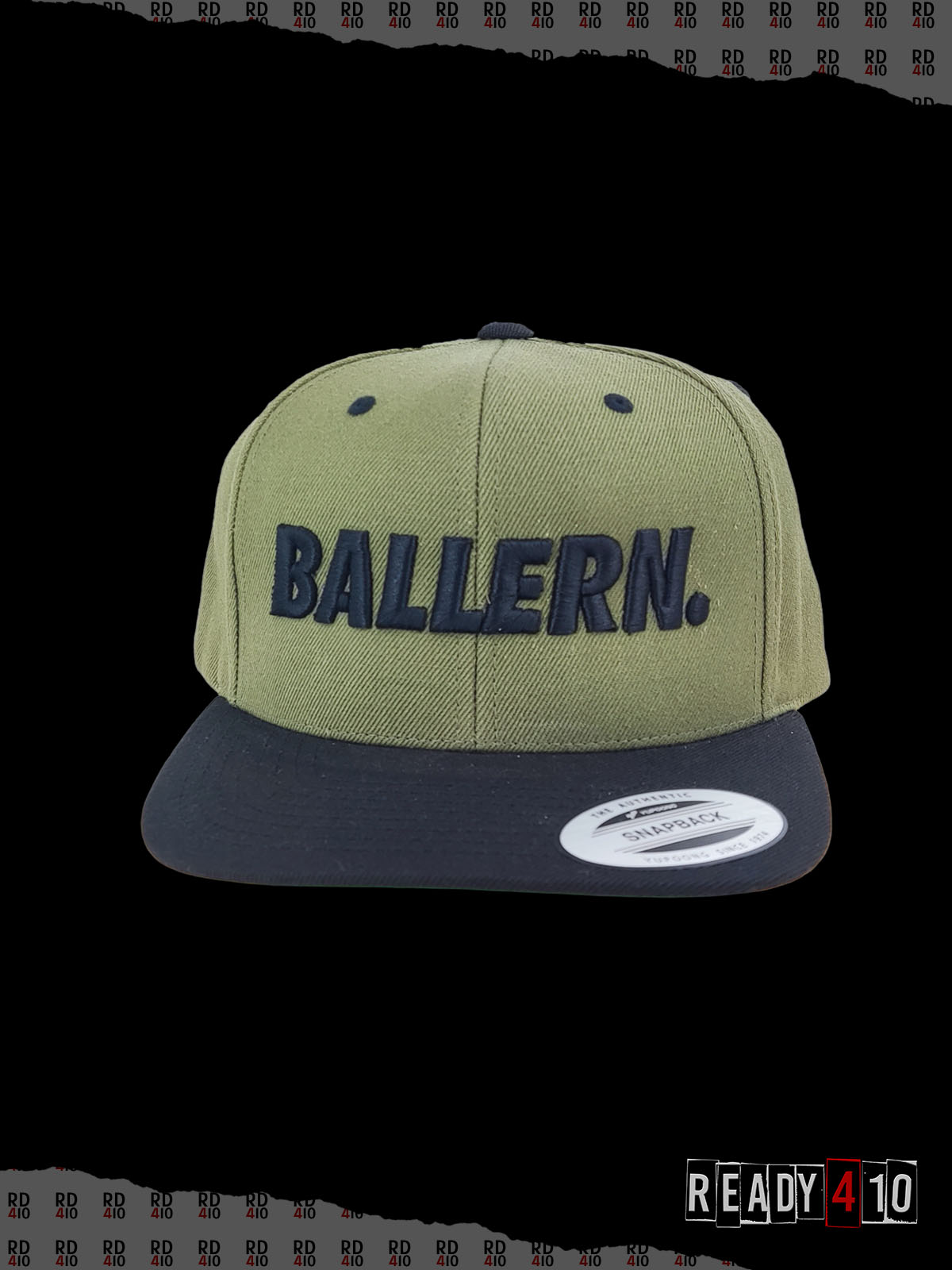 Ballern. Logo Cap - Olive Black