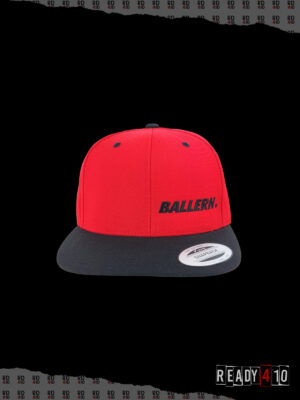 Ballern. Logo Cap - TwoTone Red Black