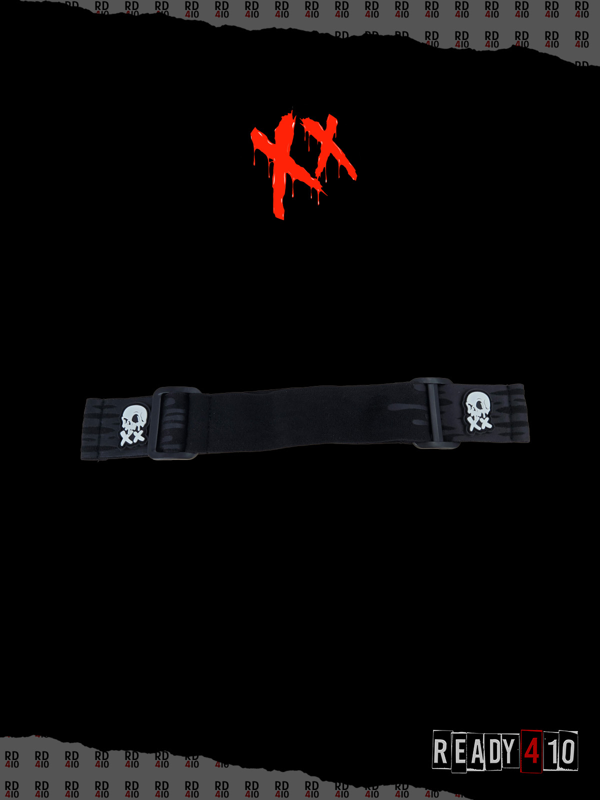 Superdead Mystery Strap Black White