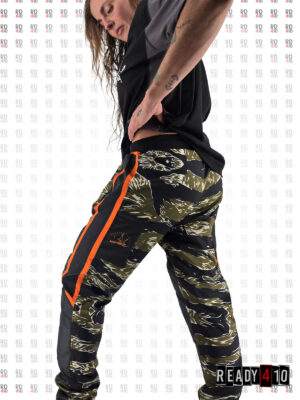 Kingz Pro Performance Wear - Padded Jogger Pants Honeybadger Tigerstripe