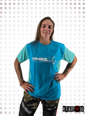 Kingz Pro Performance Wear Two Tone 3D Shirt Blue Light Blue